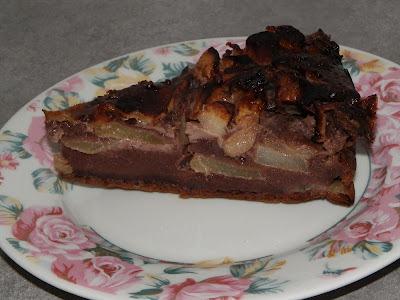 CLAFOUTIS POMME RHUM CHOCOLAT