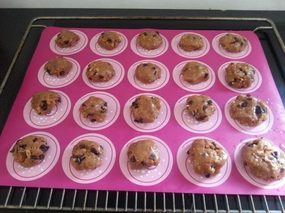 COOKIES A LA BANANE ET AUX NOIX