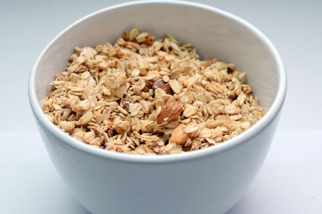 granola, breakfast, oats